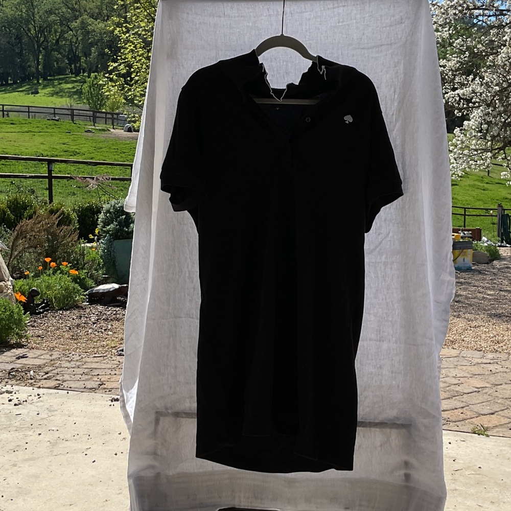 NWOT Black Women’s Polo Dress - Casual Short Sleeve - Picture 2 of 3